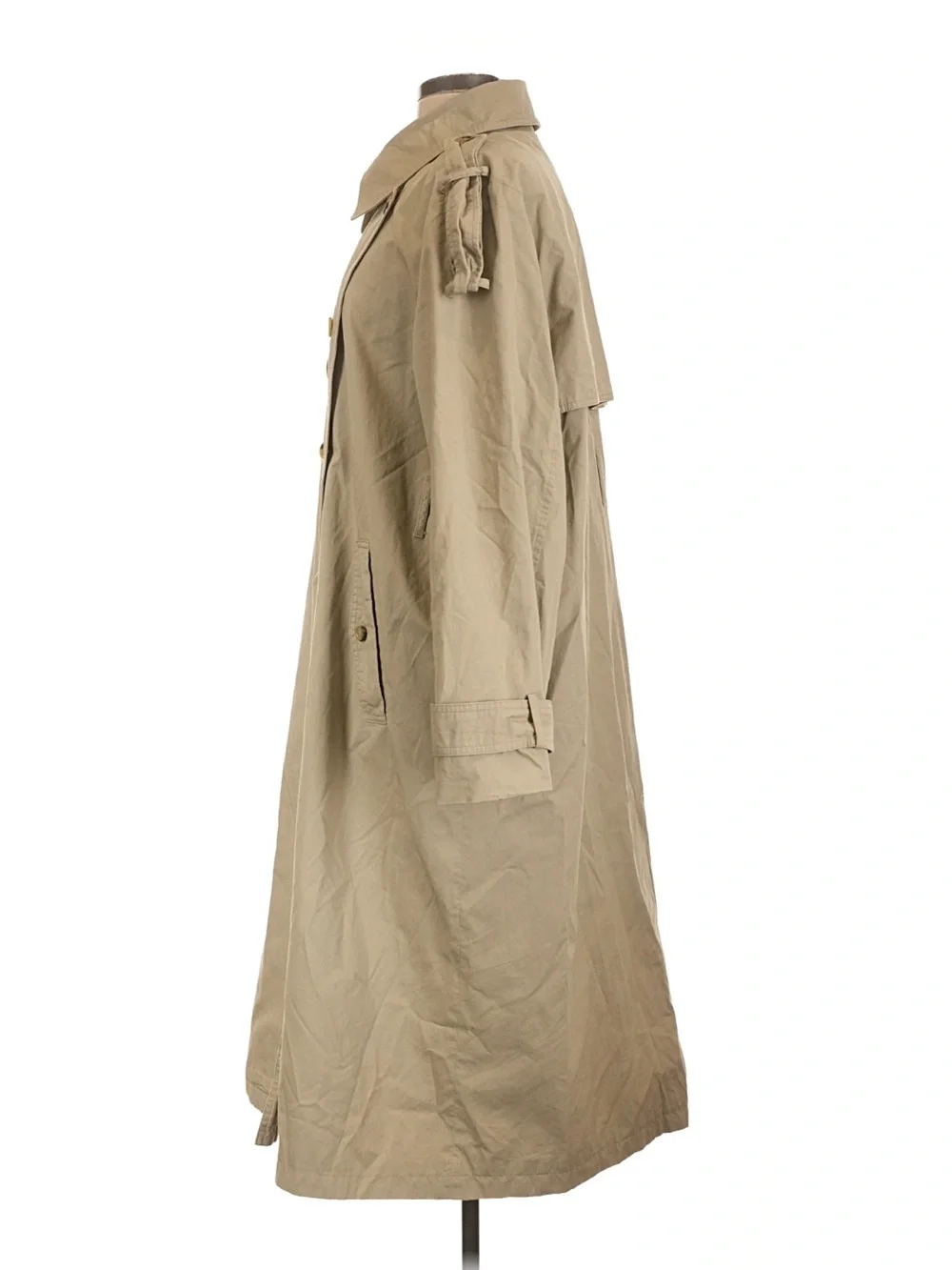 Banana Republic Tan Double-Breasted Trench Coat - Picture 4 of 6